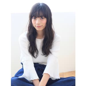 厚めバングヘルシーロング