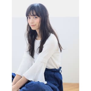 厚めバングヘルシーロング