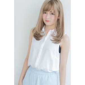 ハイライトカラーワンカールスタイル　AKI-172