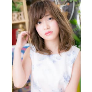 束感ニュアンス＊自然体セミディ