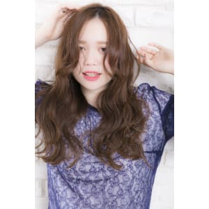 【prize池袋西口】センターパート くせ毛風ルーズウェーブ