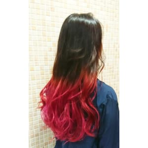 ★グラデーション×レッドパープル★