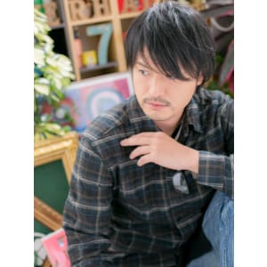ツーブロック×大人マッシュ