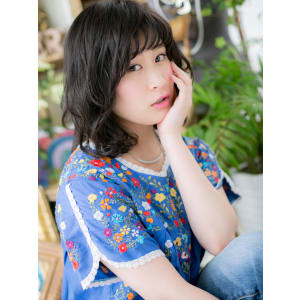 黒髪ピュアミディ
