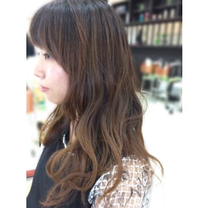 ゆる巻きロングスタイル