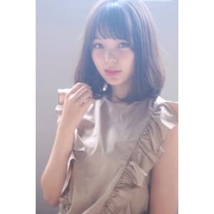 マーメイドアッシュ小顔ミディボブ