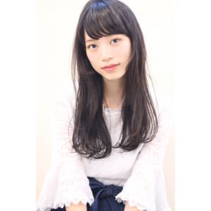 大人ロングフェミニン艶ストレート