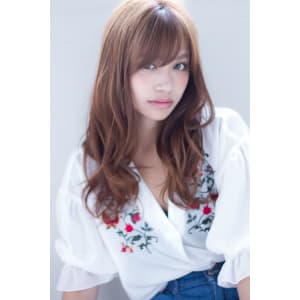 担当　添田】大人の透明感ヘアカラー　ブルーアッシュのロング