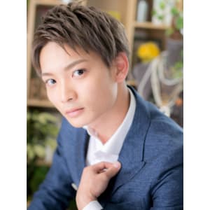 外国人風カラーで！格上げショート