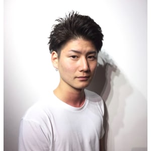 好感度★アップバング メンズショート刈り上げ
