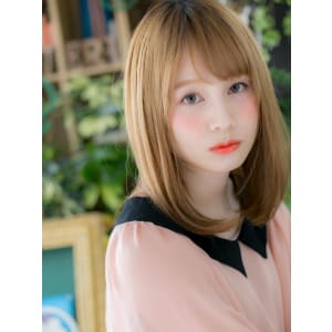 ハイトーンのドーリーストレート