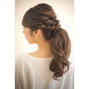  お出かけクラシカルアレンジ☆結婚式＆二次会アップスタイル♪