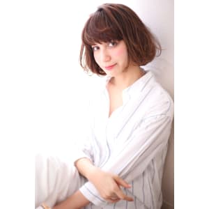 大人女性のデジタルパーマボブ♪30代40代50代の方も◎