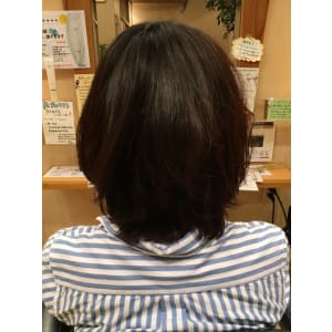 ミディアムバルーンボブ - impre'vu for hair【アンプレヴーフォーヘアー】掲載中