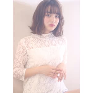 バイヤーレージュ小顔ゆるふわデジタルパーマロブ
