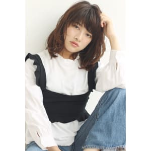 大人ふんわりデジタルパーマ 小顔ロブ