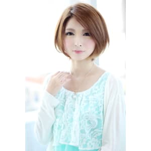 大人かわいいショートボブ 