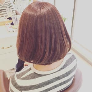ピンクベージュボブ☆   