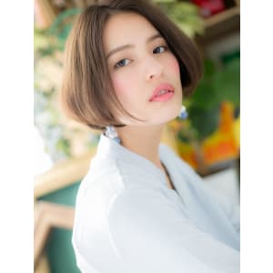 クールボブで…前下がり美シルエット