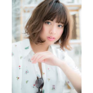 色っぽ大人かわいい 小顔スイングカールミディ