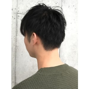 刈り上げツーブロック　スマートショート 