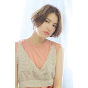 ナチュラルエアリーショートボブ