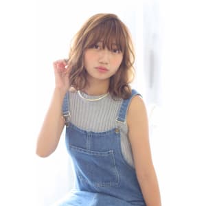 透けバング×ラフカール