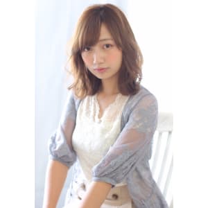 大人可愛いラベンダーアッシュ