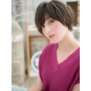 イヤリングカラーくせ毛風抜け感ショート30代40代大人女子 - mod's hair 上尾【モッズヘア】上尾西口店【モッズヘア アゲオニシグチテン】掲載中