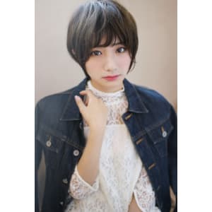 ひし形ニュアンスショートスタイル　M855