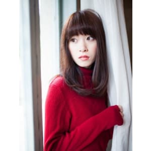 ナチュラルワンカールストレート