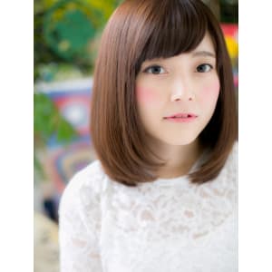 大人かわいい♪ミディアムツヤストレート - COVER HAIR bliss 川口東口駅前店【カバー ヘア ブリス】【カバー ヘア ブリス カワグチヒガシグチエキマエテン】掲載中