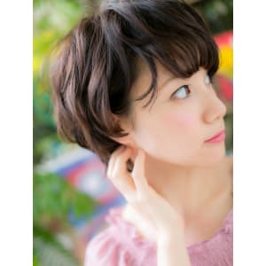 やわらかカール◎アシンメトリーショート