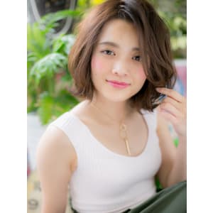くせ毛風♪ニュアンス前下がりボブ