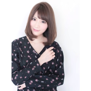 ラフな抜け感可愛い☆小顔ミディボブ 