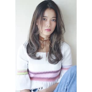 外国人風抜け感カラー ゆるパーマ