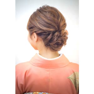 成人式　振袖着付け＋ヘアセット