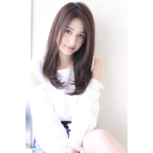 内巻き大人のツヤ髪セミロング 【y－２２３】