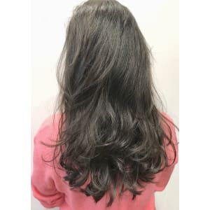 ブリーチなしでも大丈夫☆ ネイビーグレー