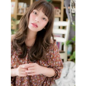 大人かわいい♪くせ毛風ドーリーロング