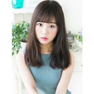 清純ナチュラル可愛い☆さらふわセミディ