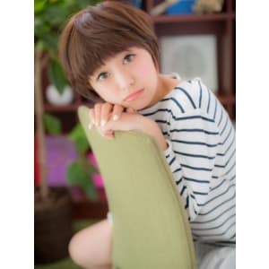 Happy ラフショート♪眉見せでCuteに♪