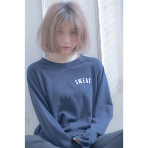 美シルエットエアリーパーマショートロブ　AKI-212