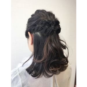 【prize池袋西口店】AIMI ハーフアップスタイル