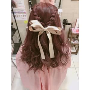 【prize池袋西口】YUKO 簡単ハーフアップアレンジ