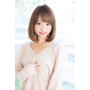 これで小顔！愛されナチュラルワンカールロブ[担当佐藤]