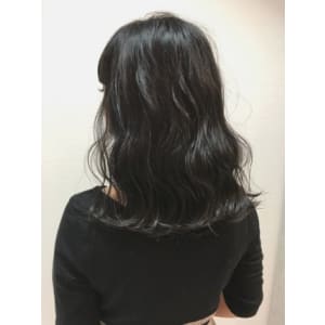 黒染め風ダークネイビー 【prize池袋西口店】原隼也