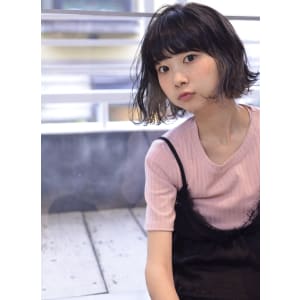 ☆ペールグレージュのインナーカラーボブ☆【coii】 