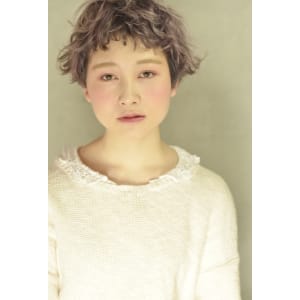 ☆ピンクラベンダーグレージュのショート☆【coii】