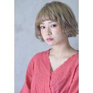 ☆ショートボブ＊ラベンダーベージュ＊☆【coii】